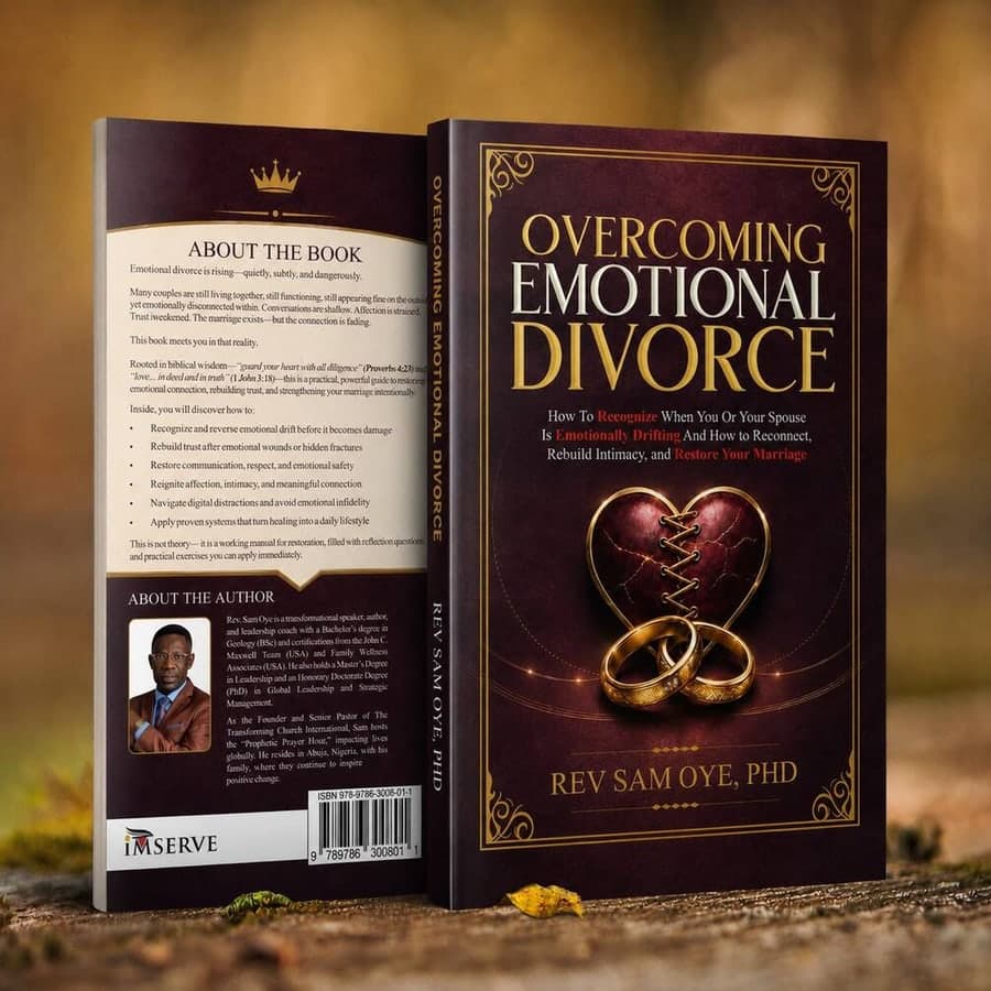 Cover of Overcoming Emotional Divorce by Dr. Sam Oye